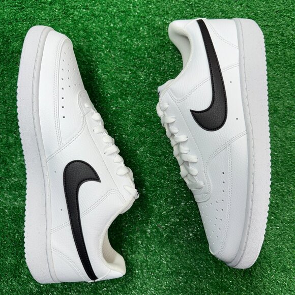 Nike Court Vision Low Next Nature White Black Mens DH2987-101 NEW Multi Sz - Picture 3 of 4